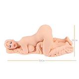 Мастурбатор кукла реалистичный с двойным слоем 3D Kokos Valentina, телесный, 50 см, фото 6