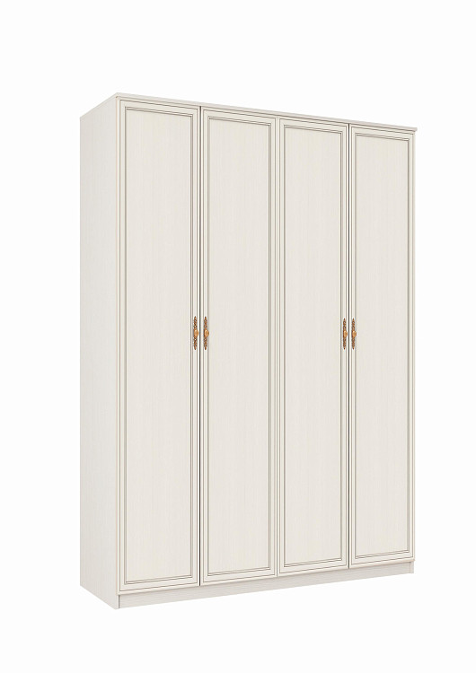 Шкаф для одежды 06.39 четырехдверный Габриэлла (2 варианта цвета) фабрика Олмеко (возможен с зеркалами)