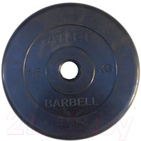 Диск для штанги MB Barbell Atlet d51мм 15кг