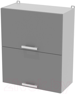 Шкаф навесной для кухни Интерлиния Компо ВШ60-720-2дг - фото 1 - id-p223592622