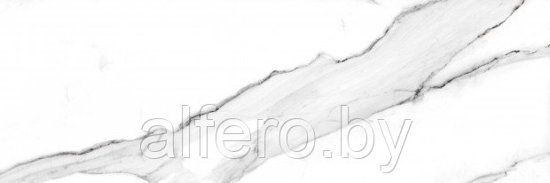 Плитка Meissen Keramik White stream белый 25x75 A16492