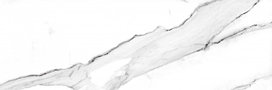 Плитка Meissen Keramik White stream белый 25x75 A16492