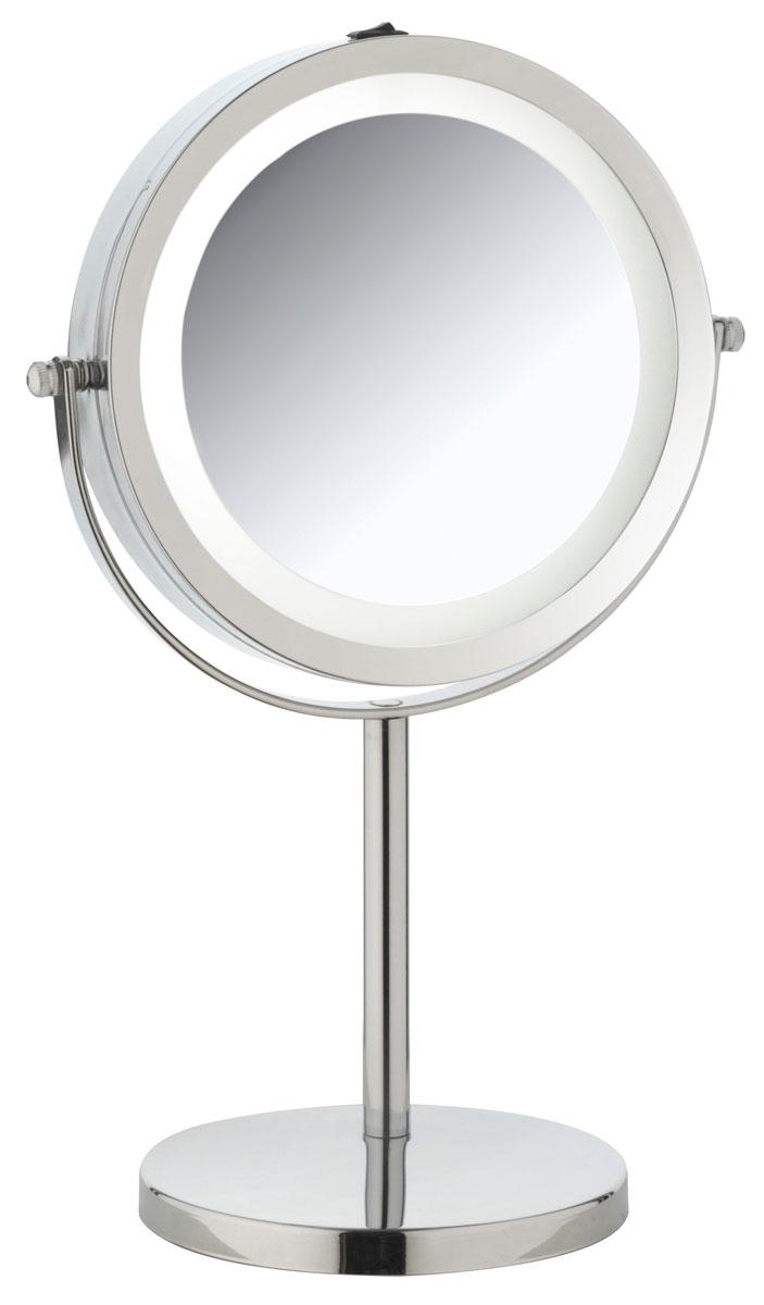 Ledeme L6708D зеркало увеличительное настольное с LED подсветкой 3-х кратное увеличение
