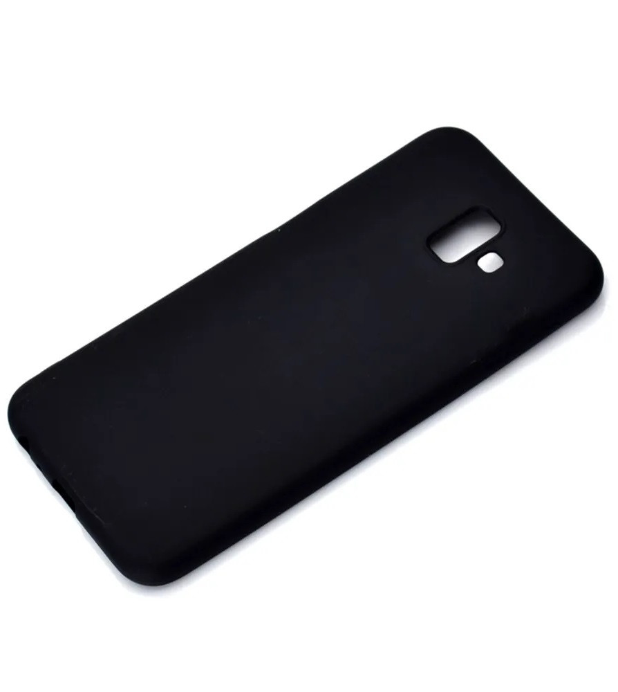 Чехол-накладка для Samsung Galaxy J6+ / J6 Plus (2018) SM-J610 (силикон) черный - фото 2 - id-p88126600