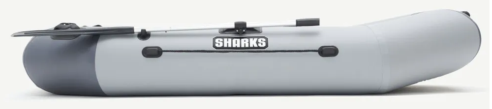 Надувная лодка ПВХ для рыбалки SHARKS S 240, слань в комплекте - фото 2 - id-p223599591