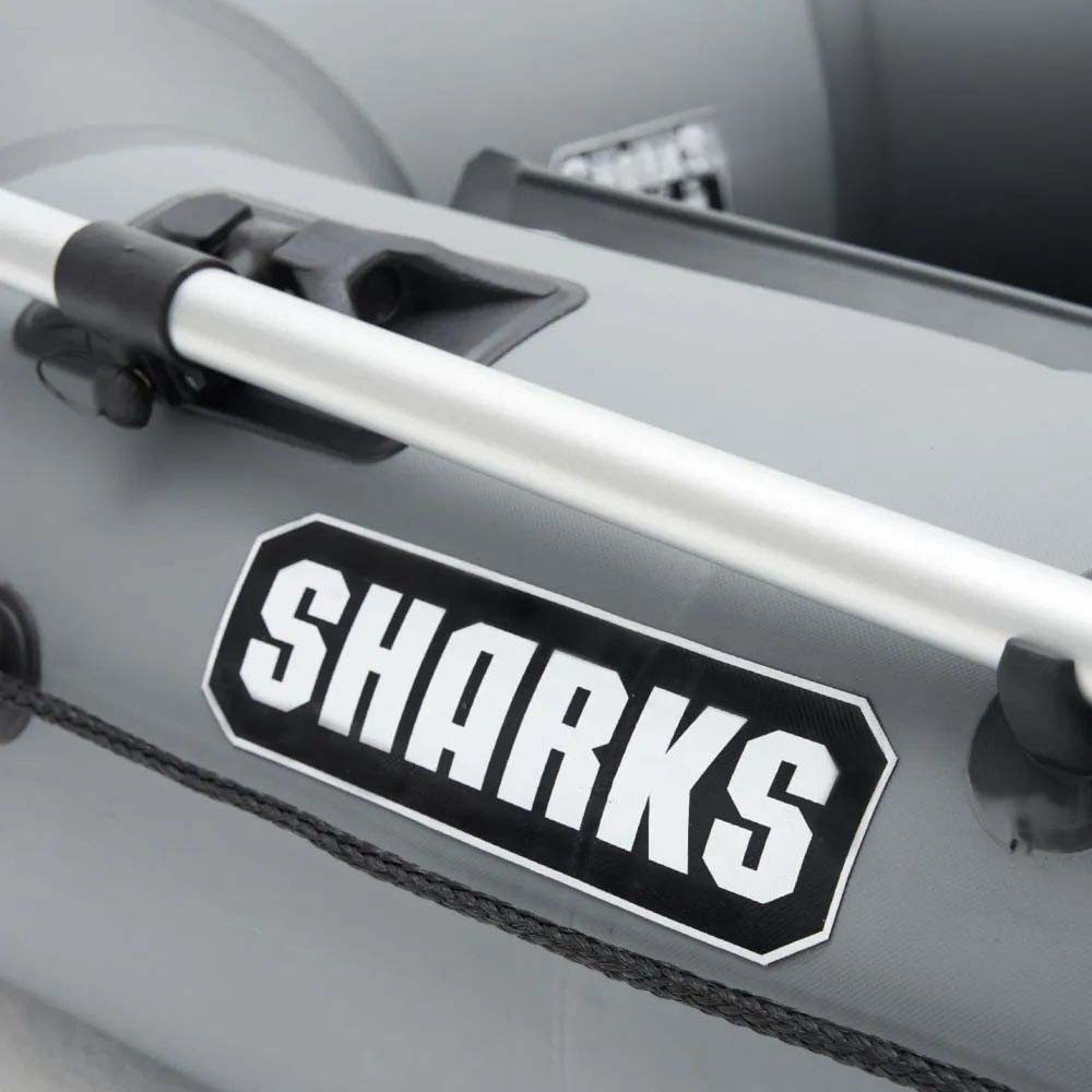 Надувная лодка ПВХ для рыбалки SHARKS S 260, слань в комплекте - фото 8 - id-p223599593