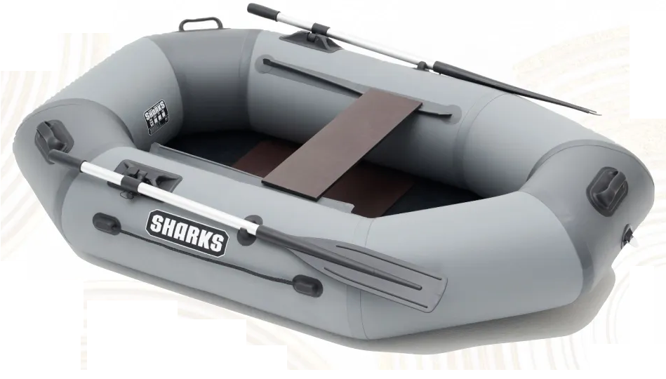 Надувная лодка ПВХ для рыбалки SHARKS S 200, слань в комплекте - фото 1 - id-p223599596
