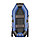 Надувная лодка ПВХ для рыбалки SHARKS S 250, слань идет в комплекте, фото 4