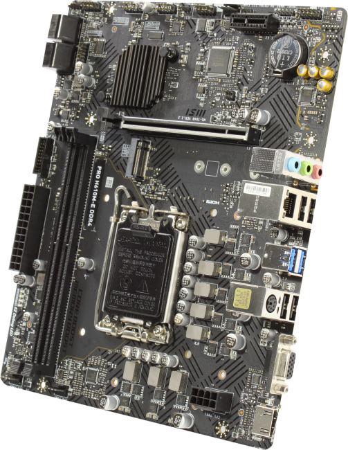 MSI PRO H610M-E DDR4 (RTL) LGA1700 H610 PCI-E Dsub+HDMI GbLAN SATA MicroATX 2DDR4 - фото 1 - id-p223599878