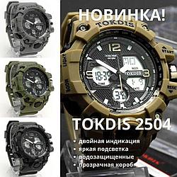 Часы TOKDIS 2504 водозащищенные, прозрачная подарочная коробка