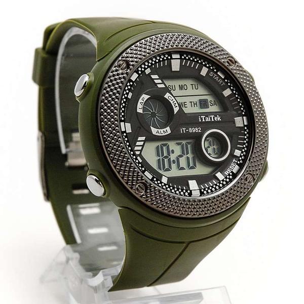 Часы iTaiTek IT-8982 водозащищенные, прозрачная подарочная коробка