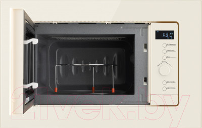 Микроволновая печь Weissgauff HMT-320 BeG Grill - фото 2 - id-p223601036