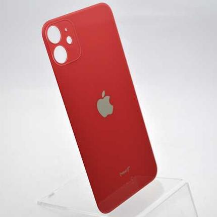 Задняя крышка для Apple iPhone 11 (широкое отверстие под камеру), красная, фото 2