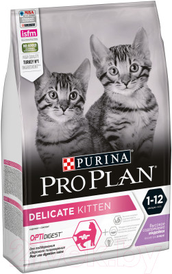 Сухой корм для кошек Pro Plan Для котят с чувствительным пищеварением с индейкой - фото 3 - id-p223524133