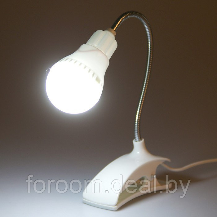 Лампа на прищепке "Свет" (h)31,5см, 13LED 1,5W провод USB, гибкий корпус RisaLux 2562922 - фото 3 - id-p223600504
