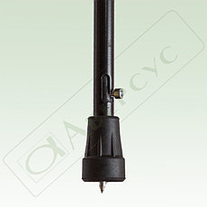 Трость металлическая (алюминиевый сплав) телескопическая с УПС и деревянной ручкой Арт.22УТ/дер, фото 2