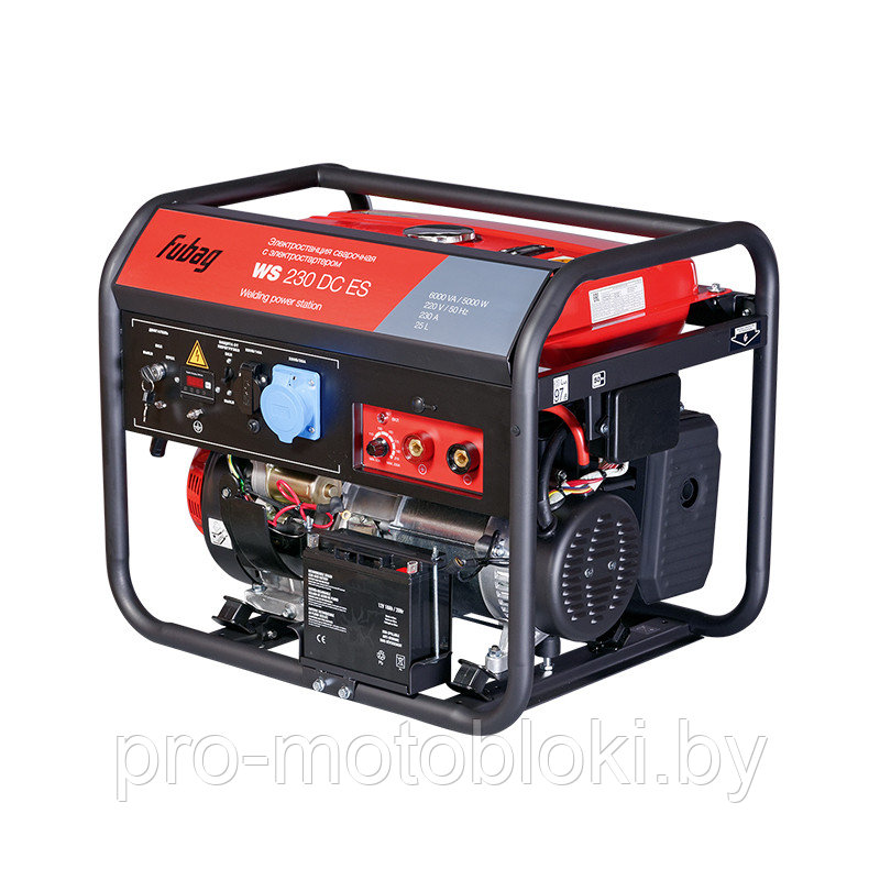 Сварочный генератор FUBAG WS 230 DC ES с электростартером - фото 2 - id-p223602242