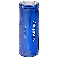 Аккумулятор Li-ion 26650 3.7V 4500mAh (без защиты) SmartBuy 1S4500