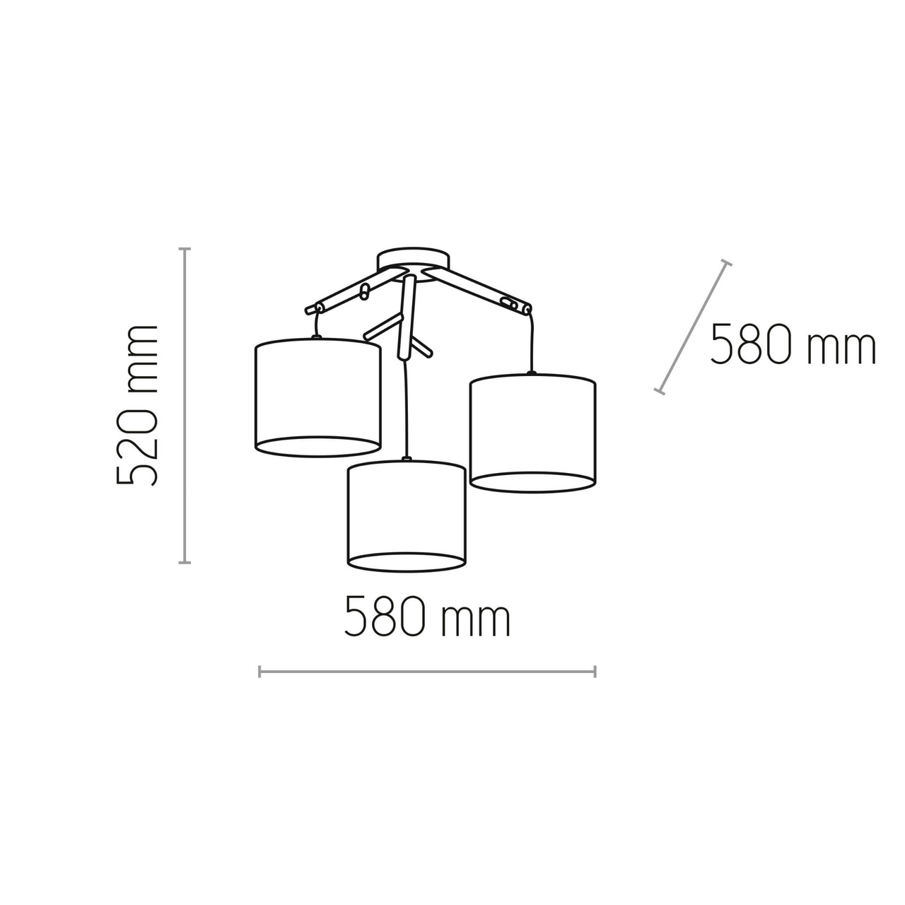 ALBERO 6556 TK LIGHTING ПОДВЕСНАЯ ЛЮСТРА - фото 4 - id-p223602987