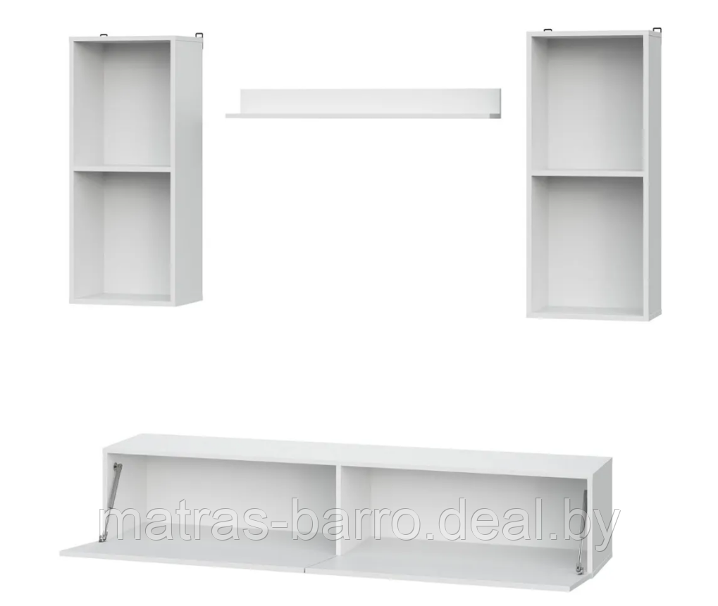 Стенка NN Мебель МГС 10 Белый текстурный - фото 3 - id-p147364393