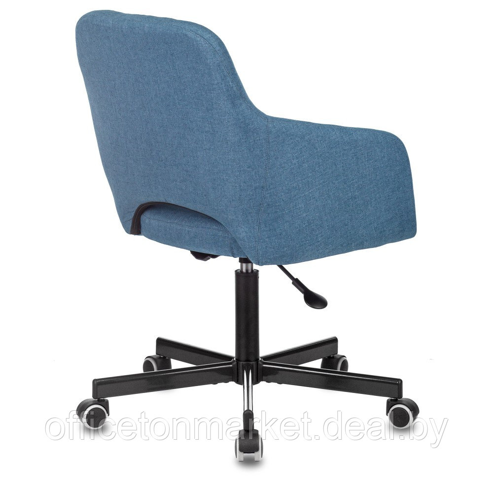 Кресло для персонала Бюрократ "CH-380M", металл, ткань, синий - фото 4 - id-p200567281