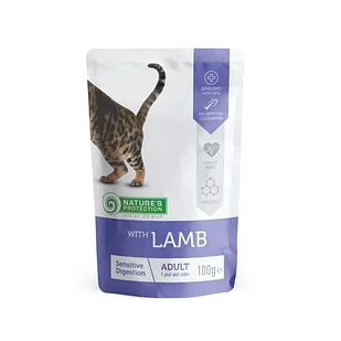 Влажный корм Nature's Protection Sensitive Digestion для кошек с чувствительным пищеварением 100гр.