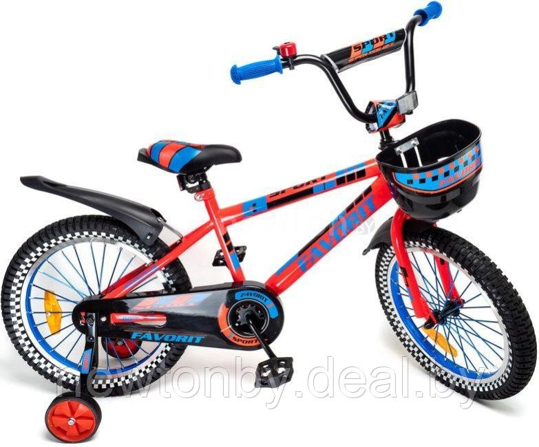 Детский велосипед Favorit Sport 18 SPT-18RD (красный) - фото 1 - id-p223603210