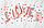 Воздушный шар мини- надпись "I love you" / Шарики на 14 февраля / Фотозона  h-40см каждая буква, фото 6