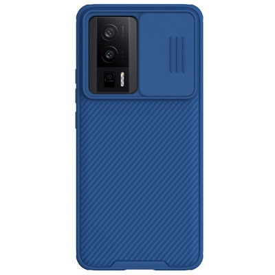 Чехол-накладка Nillkin CamShield Pro Синяя для Xiaomi Poco F5 Pro - фото 1 - id-p223603420