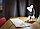 Светильник настольный Camelion KD-387 C01 белый (Свет-ик  "Собачка" 230V 40W Е27), фото 4