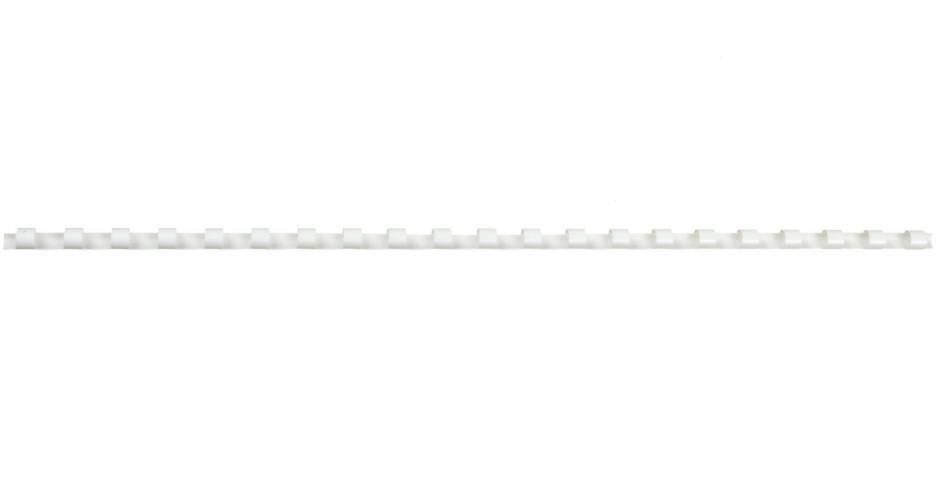 Пружина пластиковая Silwerhof (6) 6 мм, белая