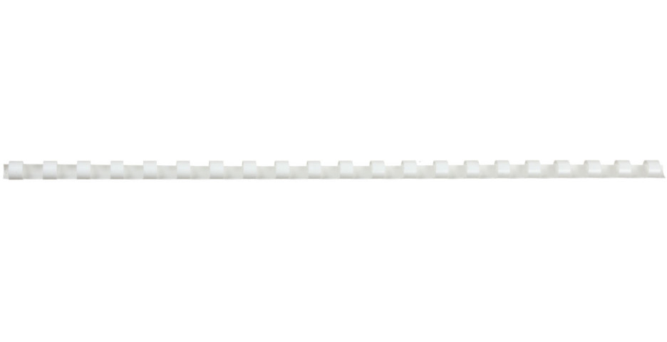 Пружина пластиковая Silwerhof (8) 8 мм, белая