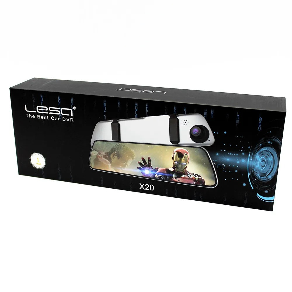 Автомобильный видеорегистратор с камерой заднего вида Lesa Х-20 - фото 1 - id-p223608162