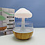 Беспроводной увлажнитель - ночник с эффектом дождя Гриб Cloud Rain Humidifier 250 мл. / 8 цветов подсветки,  3, фото 10