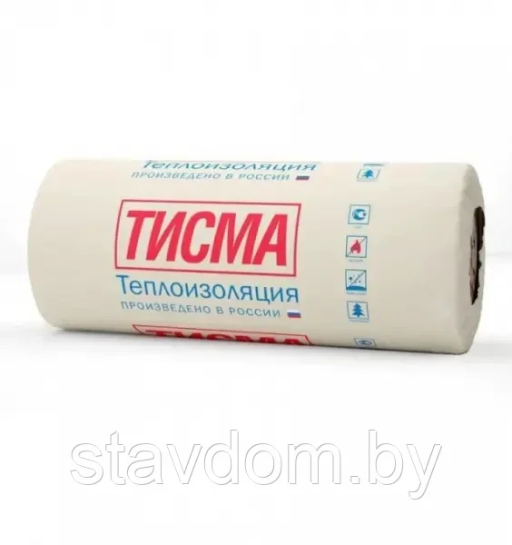 Минераловатный утеплитель ТИСМА TR 044 Aguastatik 50х1200х8300мм ( 19,92м2) - фото 1 - id-p37351500