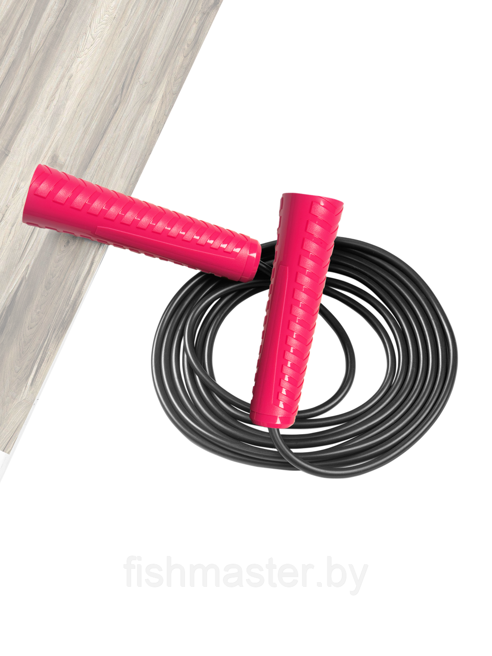 Скакалка для фитнеса ProFitnessLab 2,8м цв.Розовый/Черный - фото 3 - id-p220985005