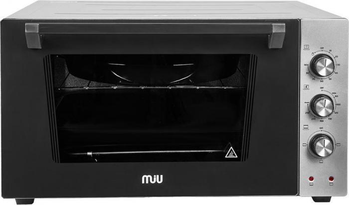 Мини электрическая духовка печь электродуховка многофункциональная электропечь для кухни MIU 4204 E серый - фото 1 - id-p223609480