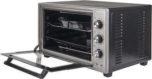 Мини электрическая духовка печь электродуховка многофункциональная электропечь для кухни MIU 4204 E серый - фото 2 - id-p223609480