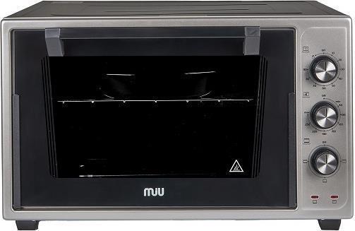 Мини электрическая духовка печь электродуховка многофункциональная электропечь для кухни MIU 4204 E серый - фото 4 - id-p223609480