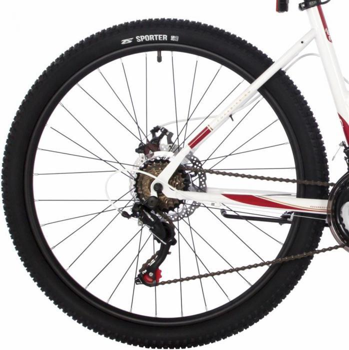 Горный велосипед взрослый 26 дюймов скоростной женский стальной 21 скорость FOXX 26SHD.LATINA.15WH4 белый - фото 3 - id-p223609538