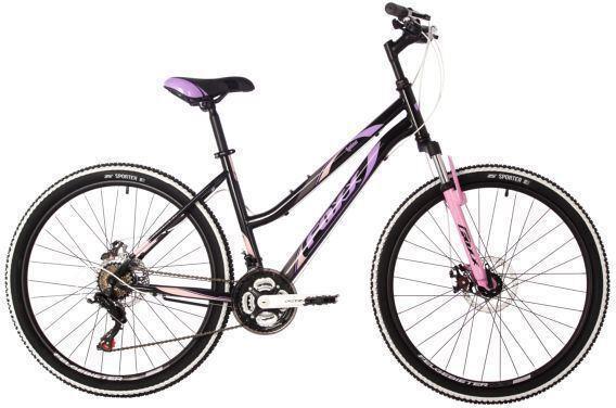 Горный велосипед взрослый 26 дюймов скоростной женский стальной 21 скорость FOXX 26SHD.LATINA.17BK4 черный