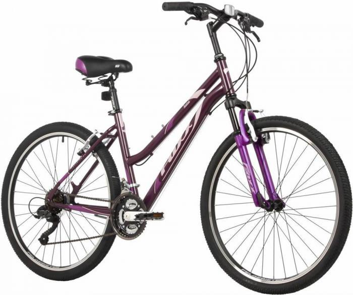 Горный велосипед взрослый 26 дюймов скоростной женский стальной 21 скорость FOXX 26SHV.SALSA.15VT4 Фиолетовый - фото 3 - id-p223609544