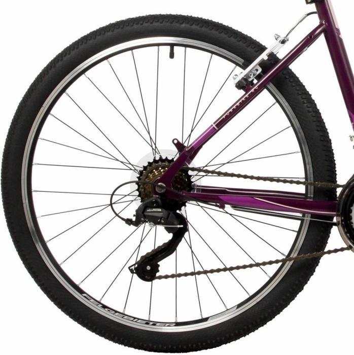Горный велосипед взрослый 26 дюймов скоростной женский стальной 21 скорость FOXX 26SHV.SALSA.15VT4 Фиолетовый - фото 4 - id-p223609544