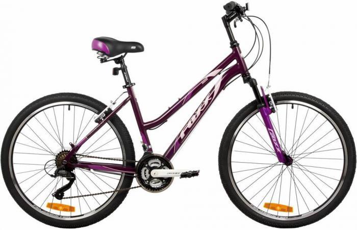 Горный велосипед взрослый 26 дюймов скоростной женский стальной 21 скорость FOXX 26SHV.SALSA.15VT4 Фиолетовый - фото 8 - id-p223609544