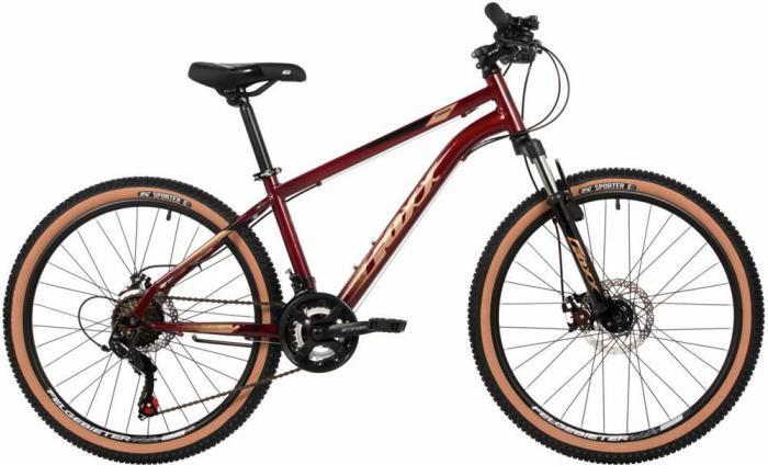 Велосипед подростковый 24 дюйма скоростной спортивный горный для подростка FOXX 24SHD.CAIMAN.12RD4 красный - фото 3 - id-p223609551