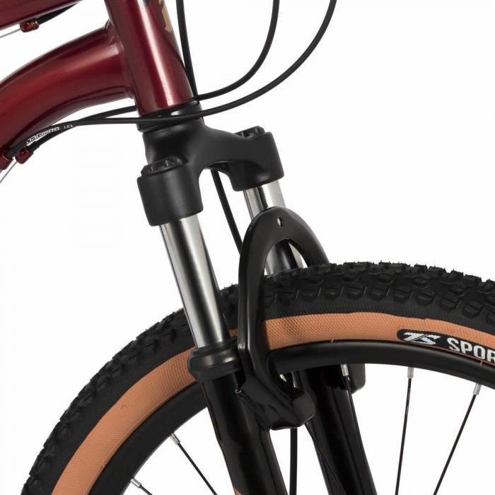 Велосипед подростковый 24 дюйма скоростной спортивный горный для подростка FOXX 24SHD.CAIMAN.12RD4 красный - фото 7 - id-p223609551
