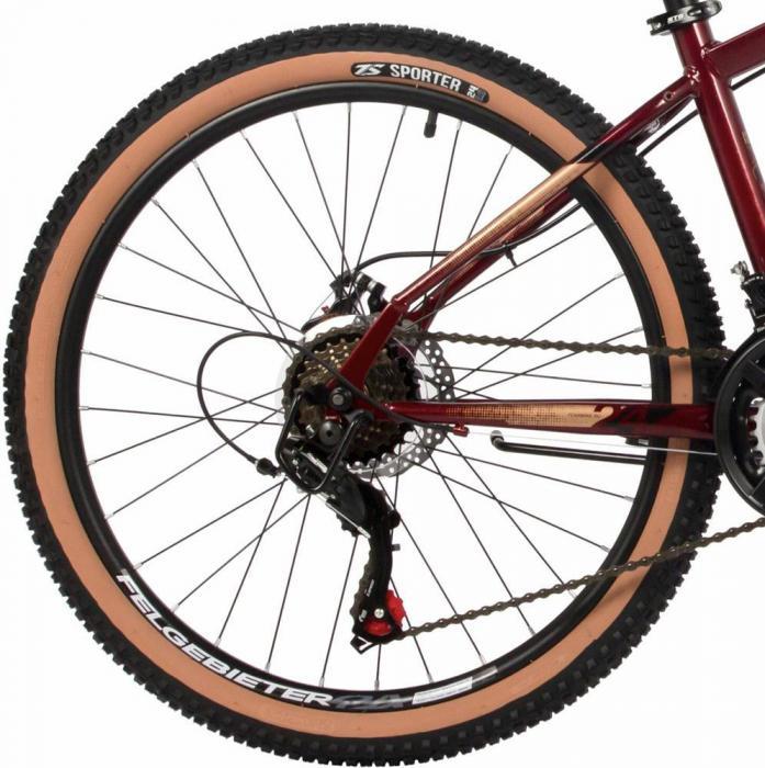 Велосипед подростковый 24 дюйма скоростной спортивный горный для подростка FOXX 24SHD.CAIMAN.12RD4 красный - фото 8 - id-p223609551