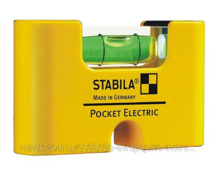 Пластиковый уровень STABILA Pocket Electric - фото 1 - id-p223609747