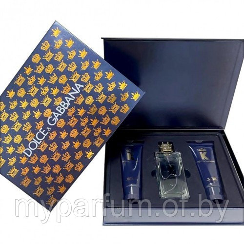 Мужской подарочный набор Dolce&Gabbana K 3 в 1-м (PREMIUM) - фото 1 - id-p223611235