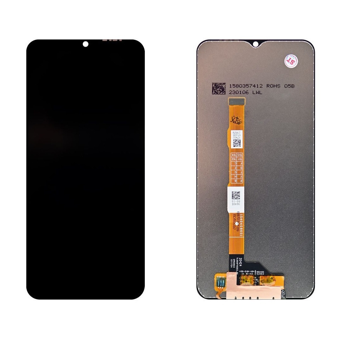 Дисплей (экран в сборе) для телефона Vivo Y31 2021 (V2036) (черный) - фото 1 - id-p223611300